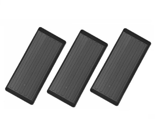 HOMION Grow Bag Tray Heavy Duty Plant 3 x Trays for Seedlings Pots & Grow Bags Waterproof Seed Tray Drip Tray for Indoor & Outdoor Gardening Greenhouse Growbag Planting 100 x 40 x 4cm (3)