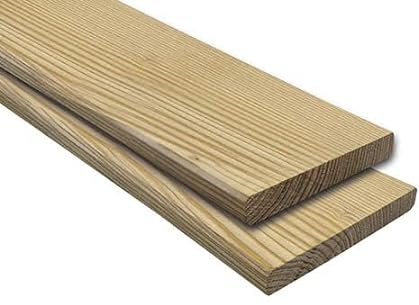 Gartenwelt Riegelsberger Planches lisses en mélèze 20 x 190 mm Longueur 80 cm Bois de construction 4 côtés lisses