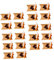 ifundom 20stücke Kraftpapier Süßigkeitenboxen Mit Tags Und Ribbons Für Thanksgiving Partygeschenke Für Kleine Leckereien Und Festliche Anlässe