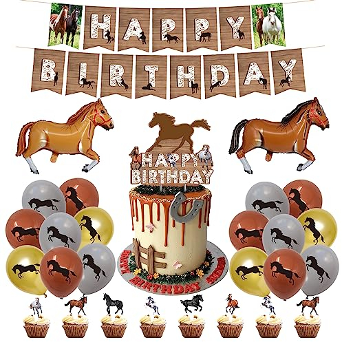 Pferd Geburtstag Party Deko Racing Horse Kindergeburtstag Deko Race Horse Deko Geburtstag Pferde Luftballons Deko Pferderennen Luftballons Geburtstag Horse Kuchen Deko Horse Geburtstag Banner