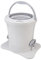 Focket Secadora Giratoria Compacta, Secadora de Ropa Manual No Eléctrica de 2500 RPM con Cesta Desmontable, Secadora de Ropa Portátil para Acampar, Apartamentos, Vehículos Recreativos (Blanco)