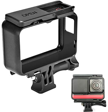 Sports Camera Protective Frame, Portable Camera Protective Housing Case, for Insta 360 One R 4K Camera/for Panoramic Camera/for Leica 1 Inch Camera, Black
