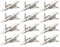 Abaodam 100st Weihnachtsblumenclip Christbaumschmuck Weihnachtsdeko Kleine Krokodilklemmen Aus Metall Zum Basteln Weihnachtsschmuck-Clips Metallklammern Weihnachtsblumen- -Clip Eisen
