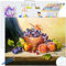 ITA Art Malen nach Zahlen Komplett Set mit Keilrahmen, Acrylfarben, Pinseln, Zubehör, Geschenkbox - DIY Gemälde Bastelset Kit mit Leinwand für Erwachsene, 40x50 cm, Stillleben mit Trauben