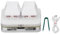2 Keys Red Switch Keyboard, Hot Swap Game Keyboards, Mini USB Mechanical Keypad for Rhythm Games Copy Paste Function(white)