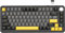 ATTACK SHARK X85PRO Kabellose mechanische Tastatur mit TFT-Display und -Drehknopf, 75% QMK-Gaming-Tastatur mit Dichtung, 2,4 G/BT/USB-C kabelgebunden, Hot-Swap-fähiger, 4000 mAh, NKRO, RGB (Schwarz)