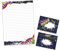 Briefpapier-Set Briefblock mit Umschlag für Jungen Mädchen Kinder Graffiti modern Jugendstil (Block A4 mit 25 Blätter + 15 Umschläge)
