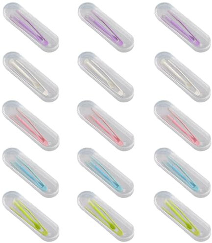 15 Paires De Pinces À Lentilles De Contact, Porteurs De Lentilles De Contact, Dissolvants De Lentilles De Contact, Accessoires Pour Lentilles De Contact