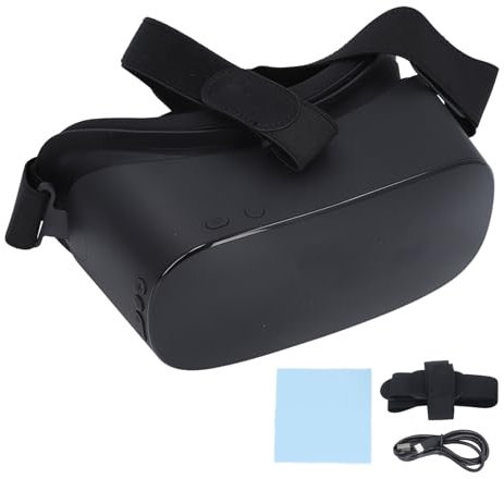 Casque VR HD 2560x1440, doté d'un Design Ergonomique et d'un Jeu Direct à l'oeil Nu, WiFi 5G pour Manette de Jeu, Stockage 16 Go