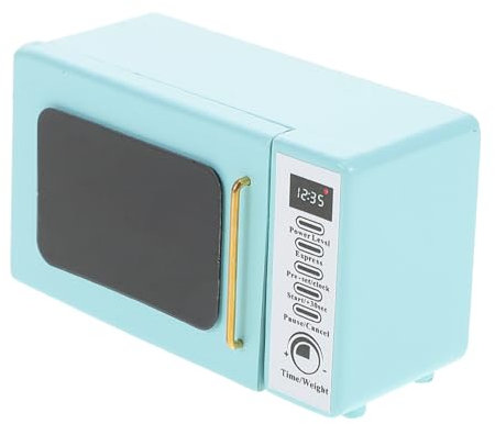 MUSISALY Miniature Cuisine Miniature Meubles Accessoire Enfants Faire Semblant Jouer Jouets Mini Cuisine Micro-Ondes Modèle Miniature Poêle Miniature Micro-Ondes Four 112 Maison De Poupée