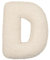 SOKTDO Buchstabenkissen, Initialenkissen, englisches Buchstabenkissen, Plüschkissen, dekoratives Kissen in Buchstabenform for Bett, Couch, Sofa, Schlafzimmer, Wohnzimmer(D)