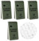DAWRIS 4 Pack Waterproof Notepad, Waterproof Notebook, 3x5 Inch Small Spiral Notebook, Top-Opening Pocket Notepad, Write In The Rain Notebook For Outdoor Office School Activities Recording, 50 Sheets