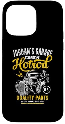 iPhone 14 Pro Max Jordan's Hotrod Garage Classic Car Jordan Design Case