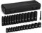 CASOMAN 27 Pieces 3/8-Inch Drive Impact Socket Set, Deep & Shallow, Metric (7mm - 19mm), 6 Point, CR-V Steel
