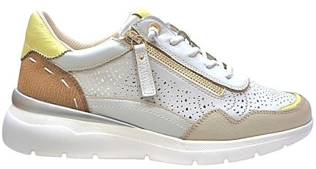 Carmela - Zapatillas Casual Cuero para: Mujer Color: Hielo Talla: 40