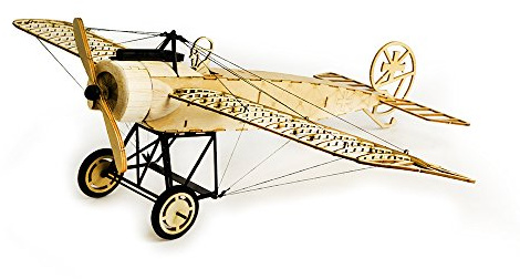 Viloyaga Kit di aeroplani in legno di balsa per adulti, puzzle in legno 3D fai da te, kit di aeroplani da costruire, montaggio educativo Fokker - Modello aereo E