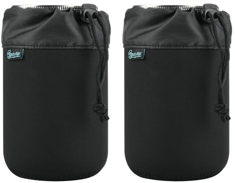 Beautyflier Mason Jars 32oz Wide Mouth Shade Cover, Regular Mouth 32oz Mason Jars Sprouting Covers Drinking Glass Insulators Coolers Sprouting Jars Blackout Sleeve, Black, 2PCS