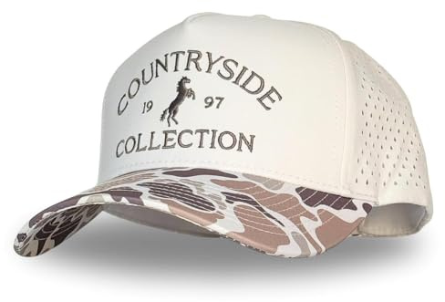 CITRUSY Sportliche Trucker-Golfmütze, leistungsstark, 5-Panel-Kappe, kühl, atmungsaktiv, wasserdicht, Workout, Laufen, Snapback