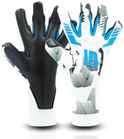 GRIPMODE Torwarthandschuhe Herren Bandit Hybrid 2.0 - Fußball Torwarthandschuhe mit verlängerter Fangfläche und ultraleichtem Obermaterial - Fußballhandschuhe Griptec® Latex Innenbelag - Größe 8