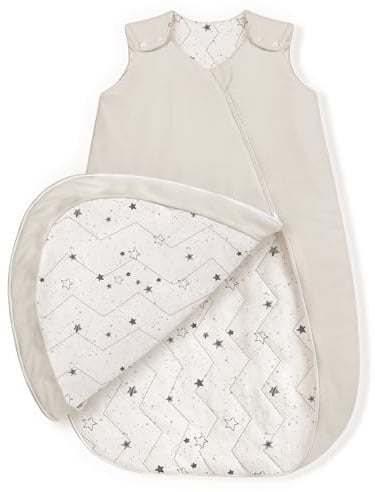 lulumoon Baby Schlafsack für 9-15 Monate: 2,5 TOG Warme Winter Schlafsack - Baumwolle und Elasthan 100% Polyesterfaserfüllung - Babyschlafsack 80cm