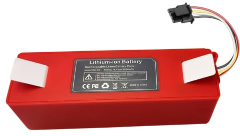 6800mAh Batterie pour Xiaomi Roborock S5 S50 S51 S55 S6 S7 S55 S60 Xiaowa E20 E25 E35 T60 T61 T65 Xiaomi Mijia 1st and 2nd Generation Robot Batterie