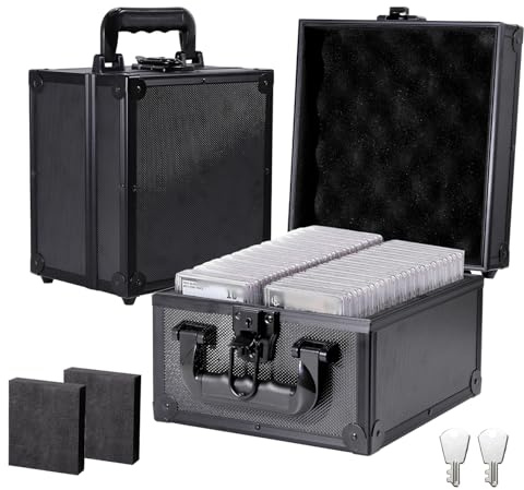 iDiskk Graded Card Storage Box:trading card storage Box,Top Loaders Storage Box,PSA card slab case for Sports Cards & Trading Cards
