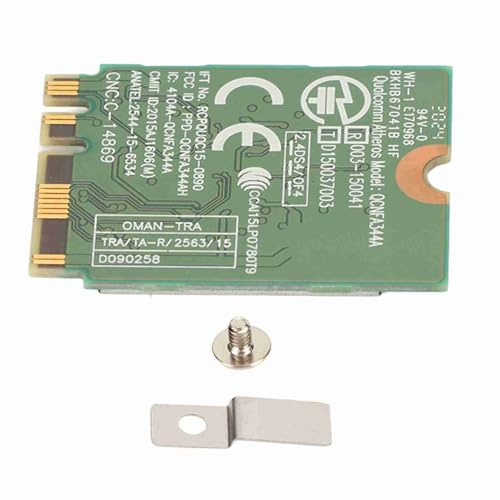 Bewinner Tarjeta WiFi M.2 NGFF Tarjeta de Red Inalámbrica de Banda Dual CA de 867 Mbps con Bluetooth 4.1, Adaptador WiFi Interno para PC de Escritorio Portátil con 10/8/7