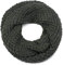 styleBREAKER Unisex Strick Loopschal grob gestrickt, Uni Schlauchschal, Winter Strickschal, Grobstrick Schal 01018157, Farbe:Oliv