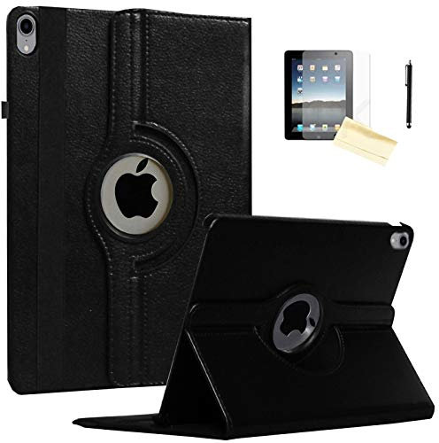 JYtrend Schutzhülle für 10.5 Zoll iPad Air 3. Generation, drehbarer Ständer,Sleep Cover für 2019 iPad Air 3,A2152 A2153 A2154 A2123 MUUT2LL/A MUUJ2LL/A MV172LL/A MV1G2LL/A MUUK2LL/A (schwarz)