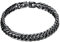 PROSTEEL Herren Edelstahl Armband 19cm Panzerkette Armband 8mm breit schwer Glieder Link Kettenarmband schwarz Armkette Armreif Modeschmuck für Hip Hop Rapper Männer Jungen Weihnachten