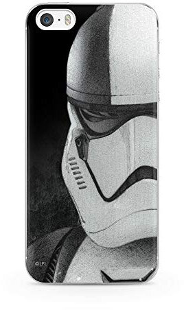 Original und Offiziell lizenziertes Star Wars Stormtrooper Handyhülle für iPhone 5, iPhone 5s, iPhone SE, Case, Hülle, Cover aus Kunststoff TPU-Silikon, schützt vor Stößen und Kratzern