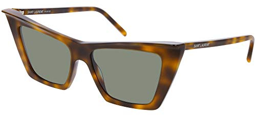 Saint Laurent Occhiali da Sole SL 372 Havana/Green 54/16/145 unisex