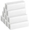 PROFICO Nagelpolierblock Buffer 240/240 Weiß - 10 Stück - 4-Seitig Feilblock Nagelfeile - Nagelfeile für Maniküre Pediküre und Nagelmodellage Weiß Buffer Schleifblöcke Professionelle Nagelfeile Block