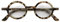 LONDON MOLE Brillen | Moley-Lesebrille | Runde Lesebrille | Coole Leser | Stilvolle Lesebrille | Herren Damen Unisex | Federscharniere | Graues Schildpatt | + 1,0 Vergrößerung