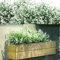 WILLBOND Lot de 12 arbustes artificiels décoratifs d'extérieur pour Arrangement Floral, Centre de Table, décoration de Jardin (Blanc)