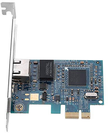 CCYLEZ BCM5751 PCI-E Gigabit Ethernet Netzwerkkarte, 10/100/1000M vergoldeter RJ45 LAN Controller Adapter für Office, Internetcafé, Überwachung, Datenserver