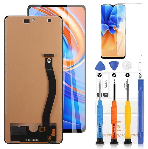 LADYSON Per Samsung Galaxy S10 Lite Sostituzione Dello Schermo G770 SM-G770F SM-G770F/DS SM-G770F/DSM SM-G770U1 Display LCD Touch Panel Digitizer Assembly Kit Parti di Riparazione (non originale)