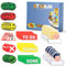 ATWAM 60 Tiras Magnéticas Reescribibles - Set Mega de Accesorios - 6 Colores - Imán Reescribible - Scrum & Kanban - para Pizarras Magnéticas, Neveras
