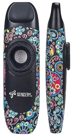 Professionale Kazoo Strumento a fiato con 5 membrane, cordino e custodia