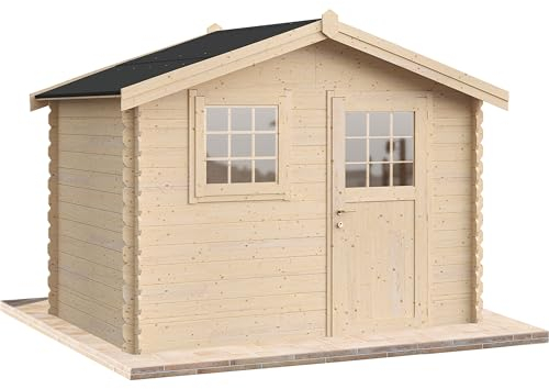 Casetta da giardino in legno per esterni 6 mq 300x200 25mm MADE IN ITALY mod. RENOIR casetta in legno, rimessa attrezzi, deposito, box per esterni