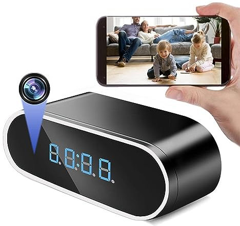 Generico Sveglia Orologio Digitale WIFI Video Audio Con Telecamera Spia Camera Nascosta