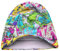 Wollhuhn Öko Warme Winter Jungen/Mädchen/Kinder Long Beanie Mütze Mit Fleecefutter Versch. Motive (aus Öko-Stoffen, Bio) 20220666 (Graffiti Grau/Bunt, M)
