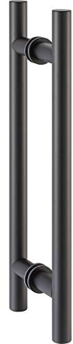 KWS 81427307252 Türgriff 8142, Länge 720 mm, Aluminium schwarz matt,