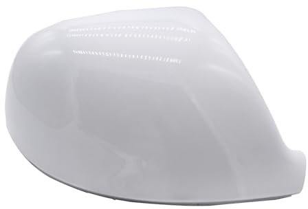 Door Wing Mirror Cover Car Rearview Mirror Caps Right Driver Side White Compatible with VW Transporter T5 T5.1 2010-2015, T6 2016-2019