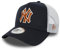 New Era New York Yankees Trucker Cap Teamlogo verstellbar Mesh A-Frame Kappe Bouclé blau - One-Size