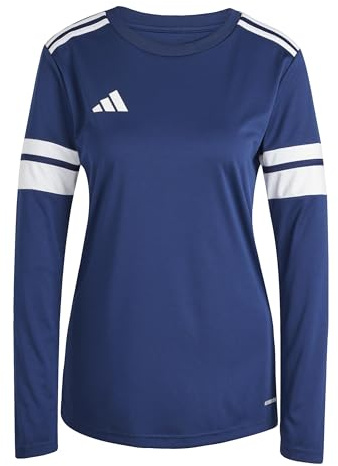 adidas Women's SQUADRA25 Jersey Long Sleeve, Team Navy Blue 2/White, S