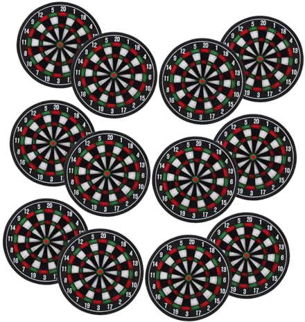 Alipis 24 STK Untersetzer Dekor Für Den Tisch Dart-Party-mittelstückmatte Tischsets Kreistablett -dekor Tisch Für Auto Tischständer Kunststoffständer Rundes Tablett Esstisch Abs