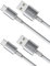Anker USB C Charger Cable, 2-Pack 1 ft USB to USB C Cable, USB A to USB C Braided Phone Charger Cable for iPhone 15 (Standard Charging), Samsung S22/S21, Huawei, Pixel, iPad, Switch, and More