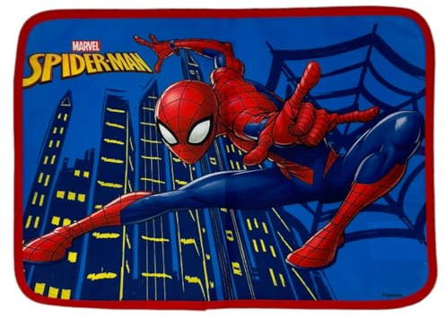 Tischset aus wasserdichtem Stoff, Tischsets, abwaschbar und hitzebeständig, nicht saugfähig, 40 x 30 cm, 100% Polyester (Spiderman)