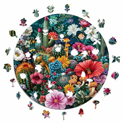 Iconic Puzzles - Enchanted Forest, Fantasy, 100% sustainable wooden puzzle, Gifts for Children and Adults, size M, 350 Pieces